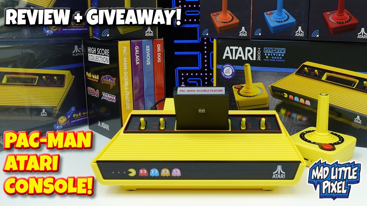 Это просто СУПЕР! Консоль Atari 2600+ Pac-Man Edition и картриджи Namco 7800! (Распаковка и обзор)