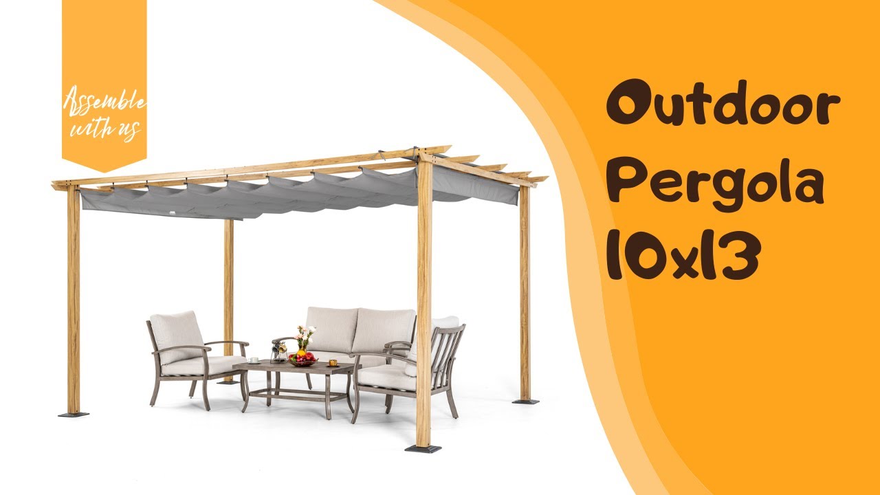 Furniture Assembly: Outdoor Pergola 10x13