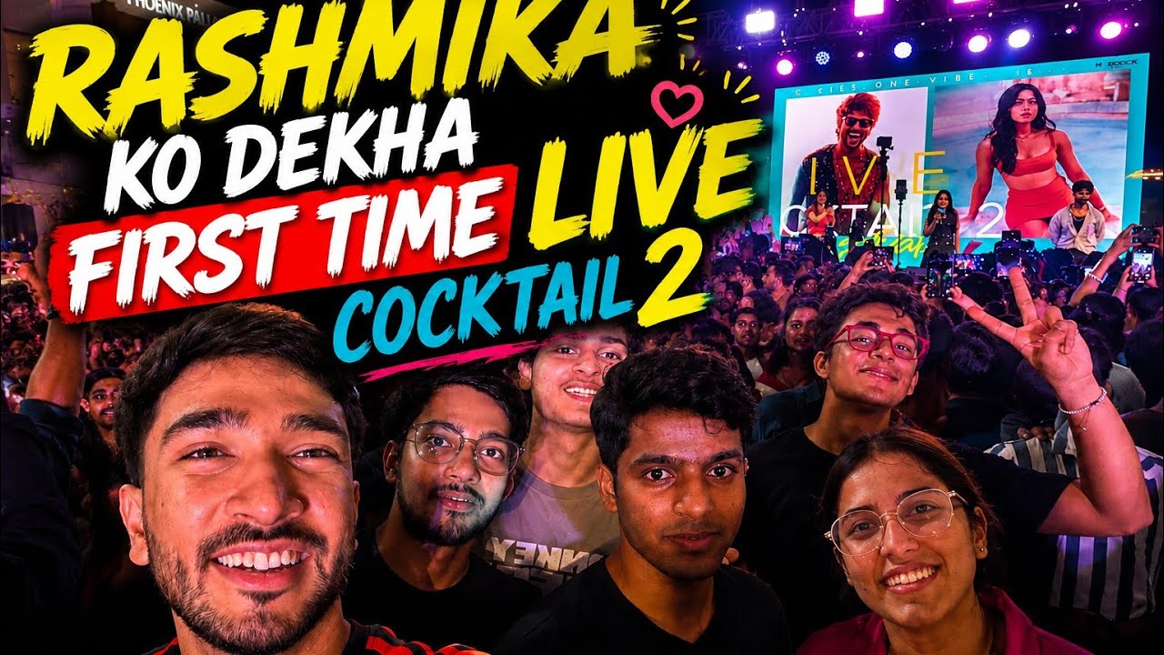 Star cast of Cocktail 2 in pune 🤩 @RashmikaMandanna @KritiSanon 
