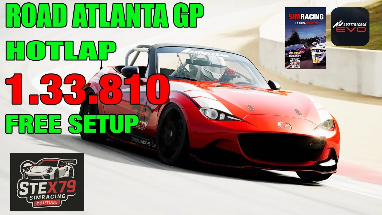 ACE HOTLAP ROAD ATLANTA GP MAZDA MX-5 ND CUP 1.33.810