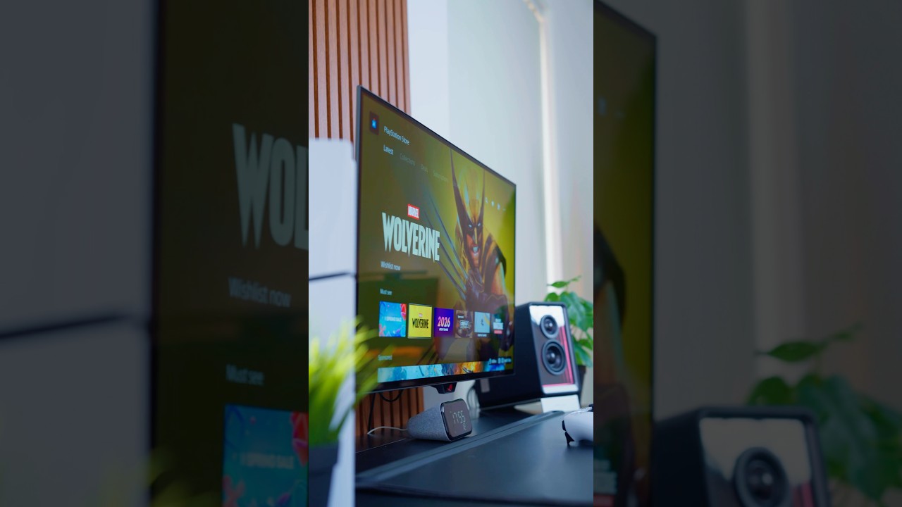 Gaming on OLED with BF6 looks so crisp #gamingsetup #gaming #ps5 #oledmonitor