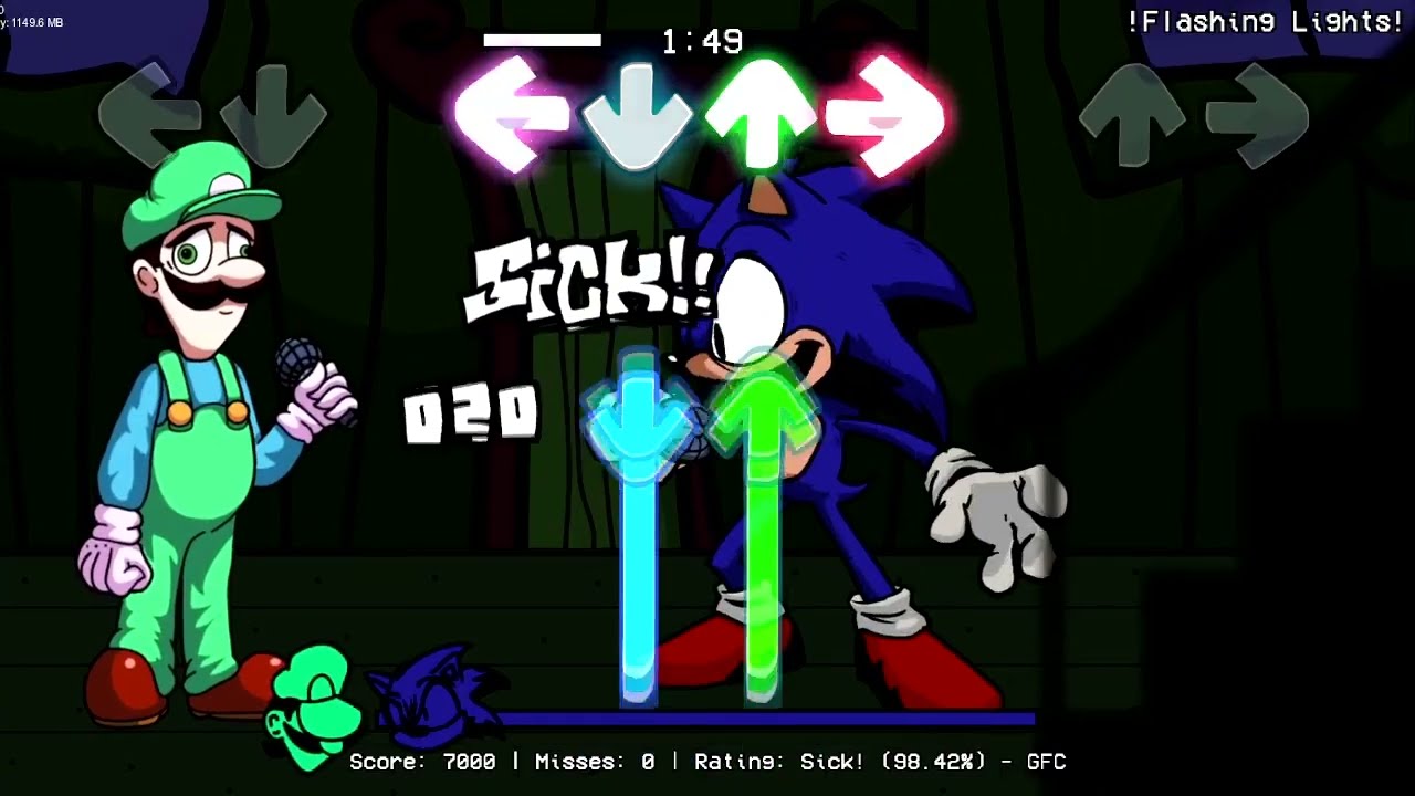 Lost In Obscurity - Manual Blast Mario Mix Playable | Friday Night Funkin'