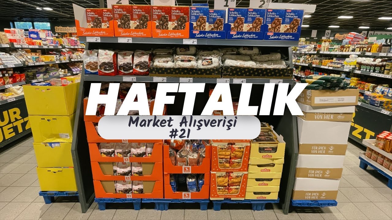 Almanya'da bu hafta marketten neler aldık? #21 | Netto, Edeka, Nahkauf | Lebkuchen sezonu açıldı! :)