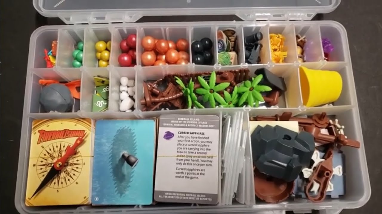Fireball Island Curse Of Vulkar Game: Storage Crate For Under $5 DIY