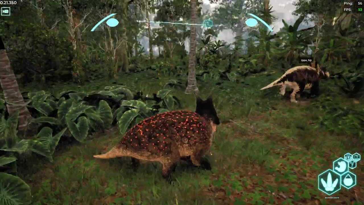 The Isle Evrima - Diabloceratops perseguidos por rex