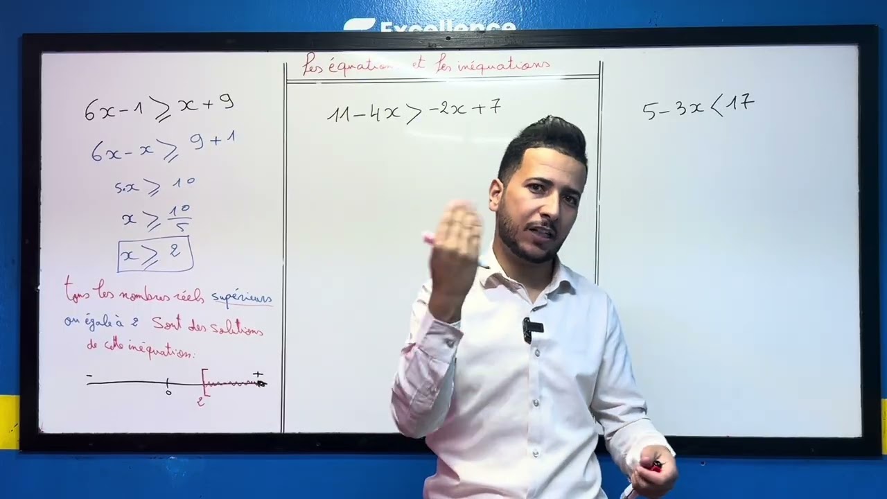 Les équations et les inéquations partie 3
