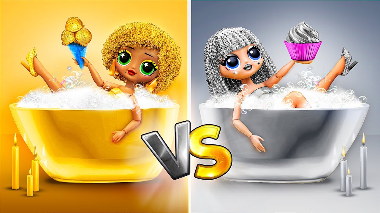 금 vs 은 엘오엘 서프라이즈 / 칼라 챌린지!