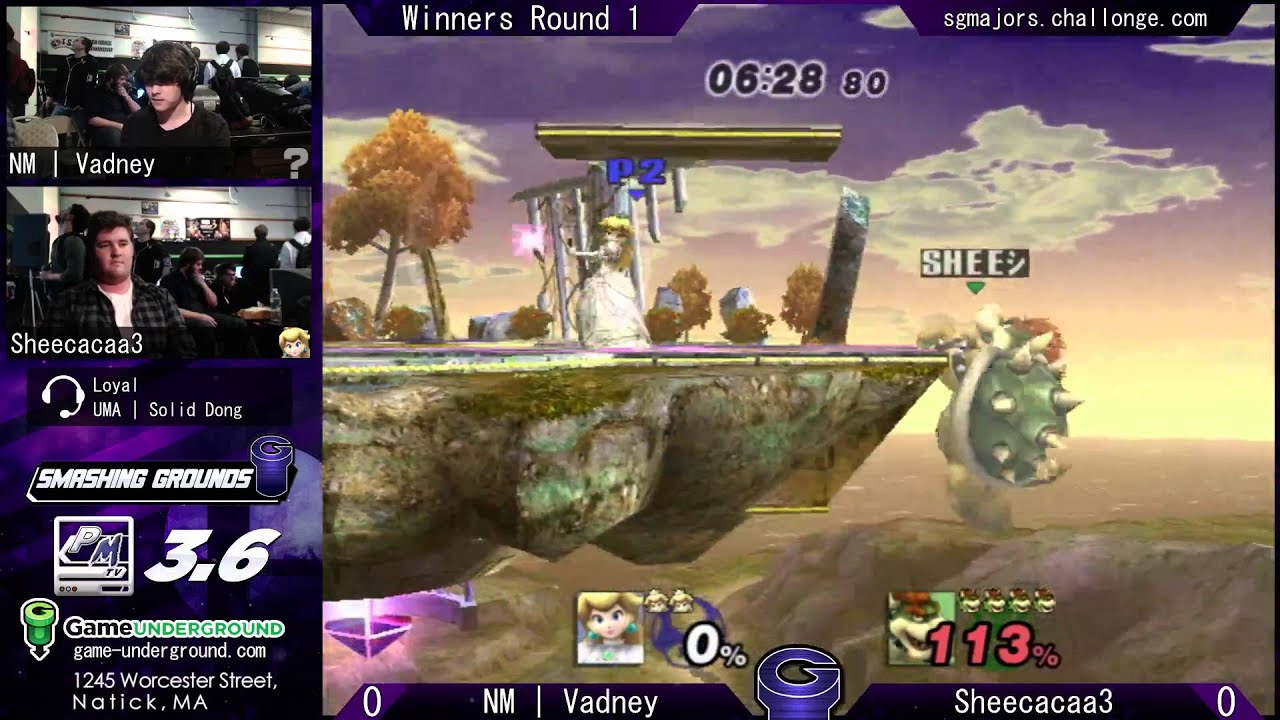 SG at GU 9.8: Sheecacaa3 (Bowser) vs NM | Vadney (Peach)
