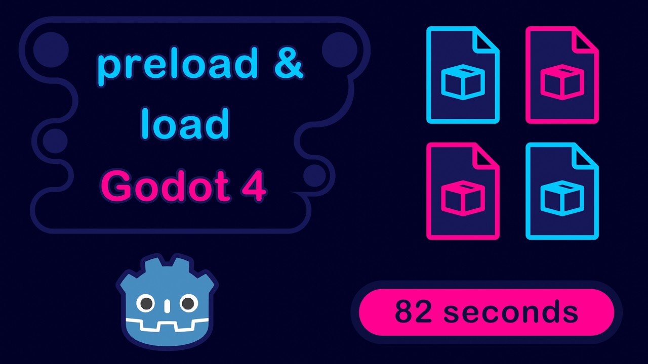 Resource Loading in Godot | preload vs. load