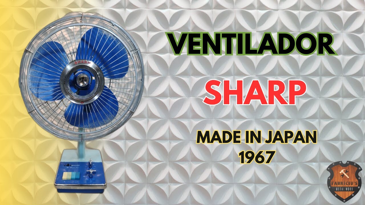 Ventilador Sharp 1967 RELÍQUIA