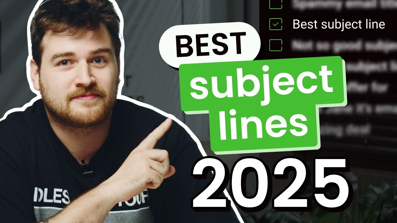 How to write BEST cold email subject lines in 2025