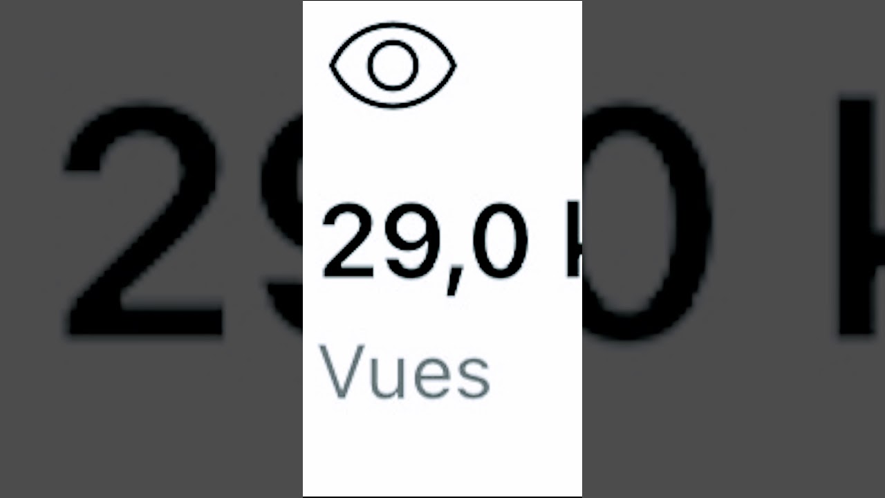 Merci beaucoup &agrave; tout le monde Total 29,0K Merci 😪😪😪 Plus de vue et plus de like abonn&eacute;s vous