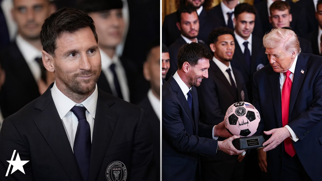 Donald Trump Honors Lionel Messi & Inter Miami At White House After MLS Cup Win