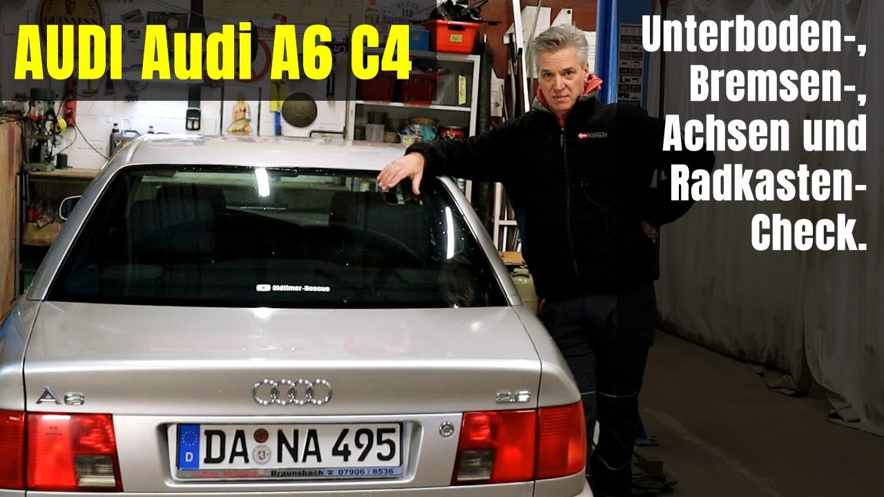 Bremsen, Fahrwerk und Unterboden-Check beim Audi A6 C4