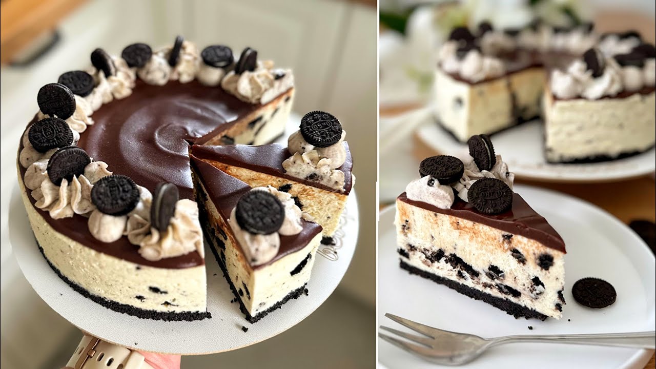 OREO TORTA sütés nélkül 😍🍫🍦 - sütésmentes nyári torta - BebePiskóta