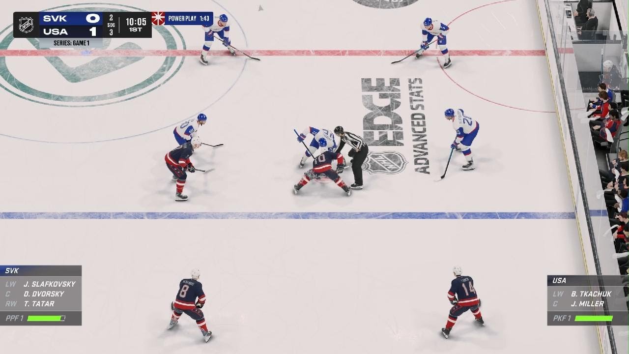 Semi final USA vs Slovakia nhl 26