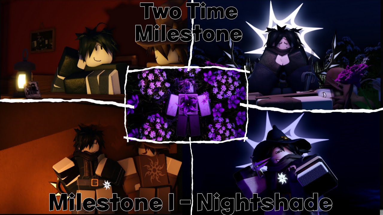 All Two Time Milestone Skins in Forsaken | Milestone I - Nightshade