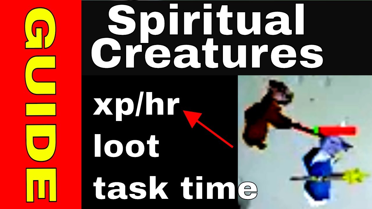 OSRS Ironman Guide to Wilderness Slayer Spiritual Creatures Task | xp/hr + location
