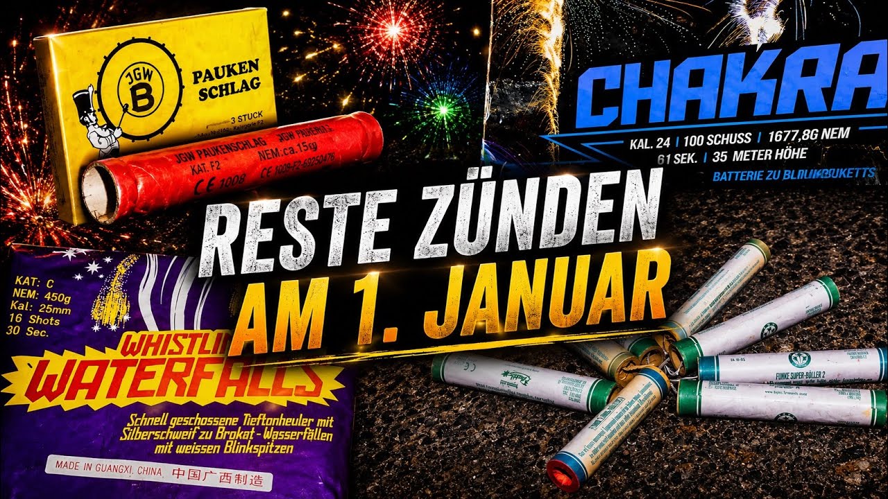 Reste zünden in Brandenburg 💥 1. Januar 2026