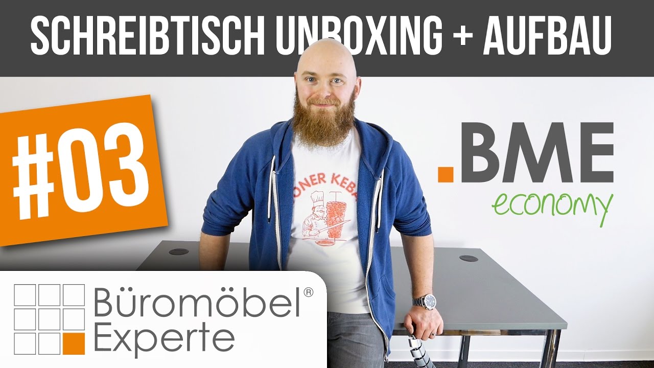 Schreibtisch eco | Unboxing + Aufbau |  Büromöbel-Experte #03