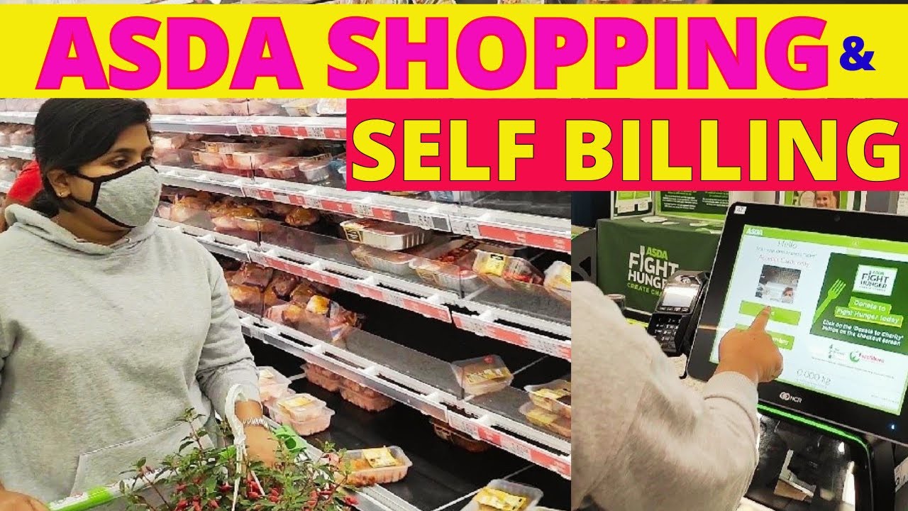 ASDA SUPERSTORE SHOPPING & SELF BILLING | UK | Bournemouth | JEEN VINOD @JEEN'S WORLD @VinodandJeen