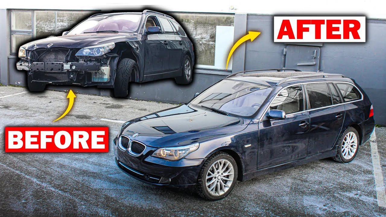 REBUILDING A WRECKED BMW E61 530XD