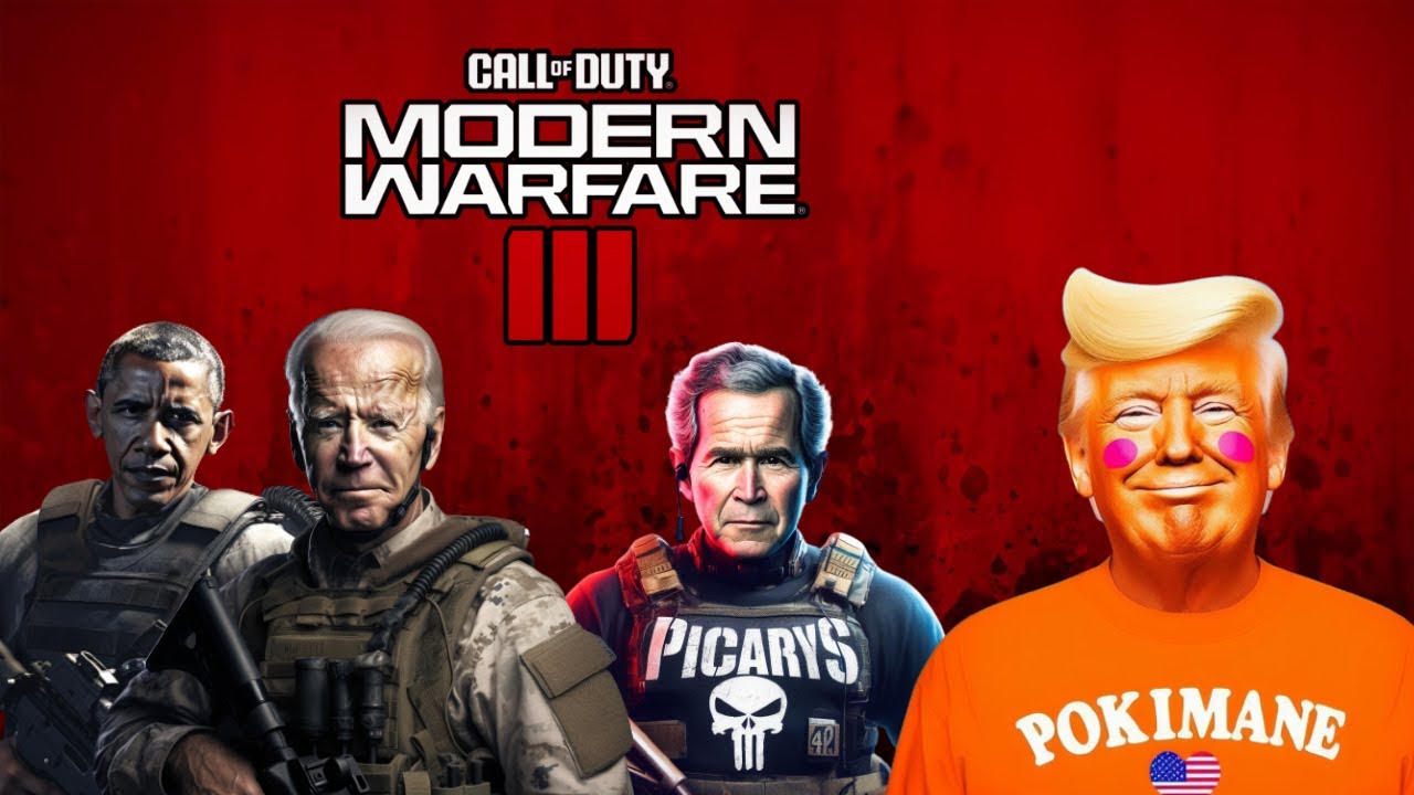 Presidents Play Call of Duty: Modern Warfare III    Donald Trump loves Pokimane?!