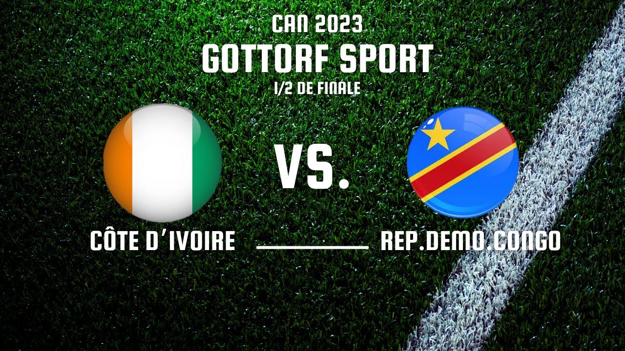 Côte D'Ivoire Vs. République Démocratique Du Congo (1/2 De Finale) - Full Match CAN 2023