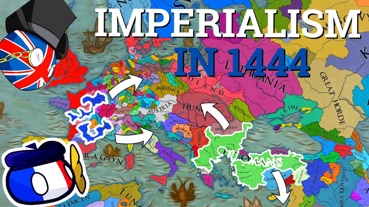 EU4 But ALL CASUS BELLIS are UNLOCKED in 1444 - AI Only Timelapse
