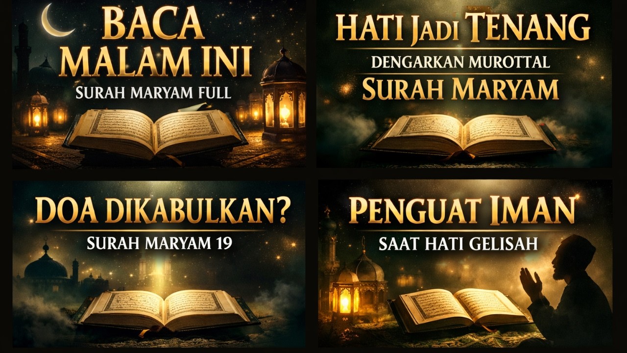 SURAH MARYAM FULL 🌿 Bacaan Tartil Menyentuh Hati | QS 19 Lengkap
