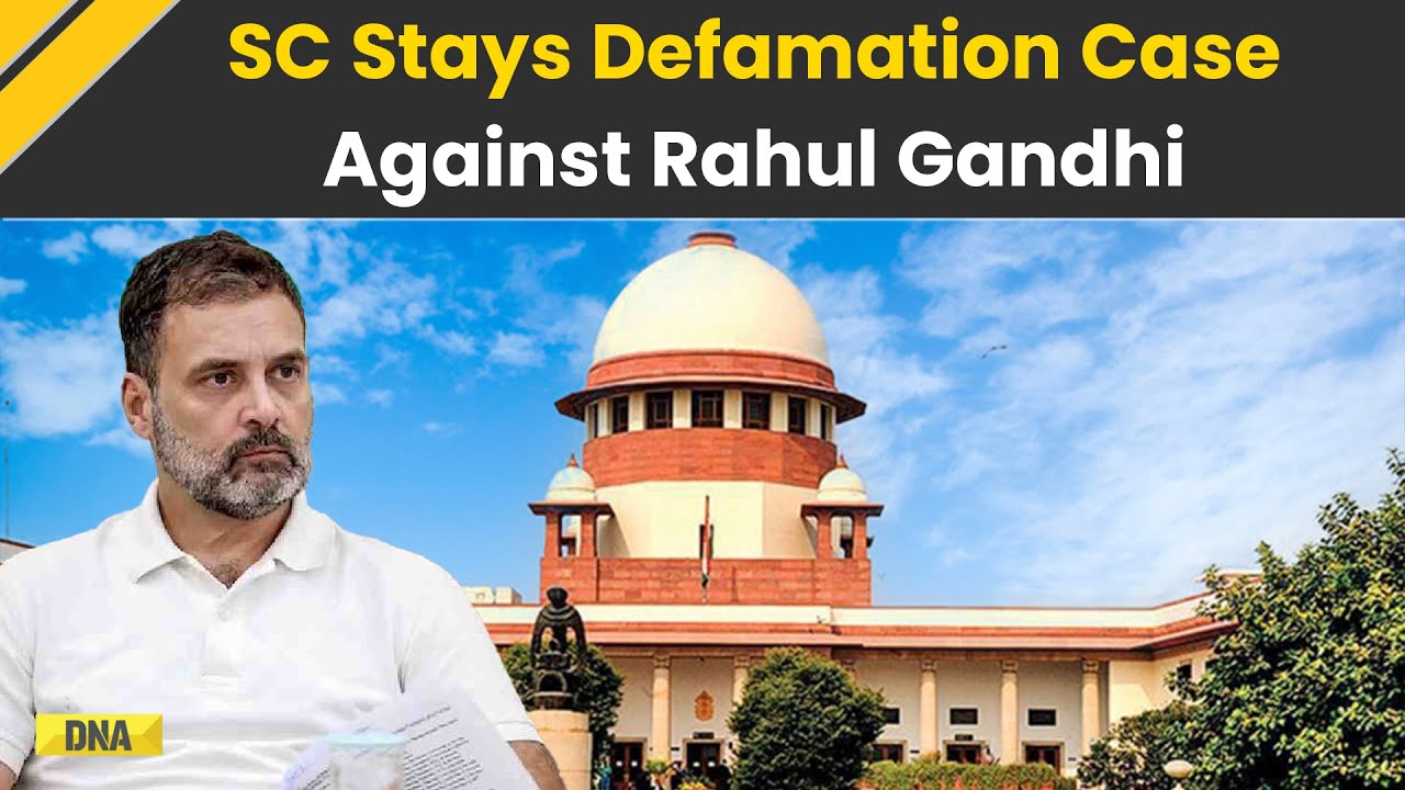 Supreme Court Pause Defamation Proceedings Against Rahul Gandhi For Remarks Against Amit Shah