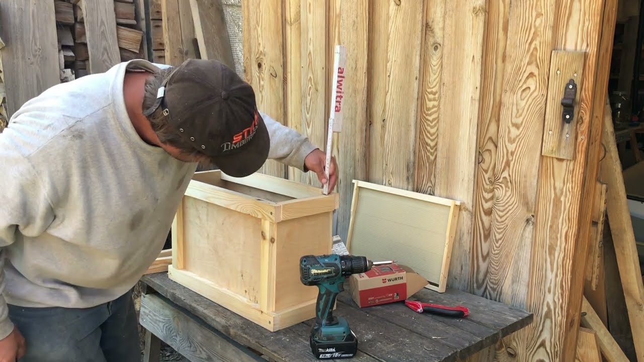 Schwarmkiste für Bienen selber bauen - Teil 1