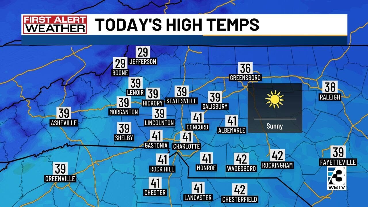 Charlotte region morning forecast: Tuesday, Jan. 27, 2026
