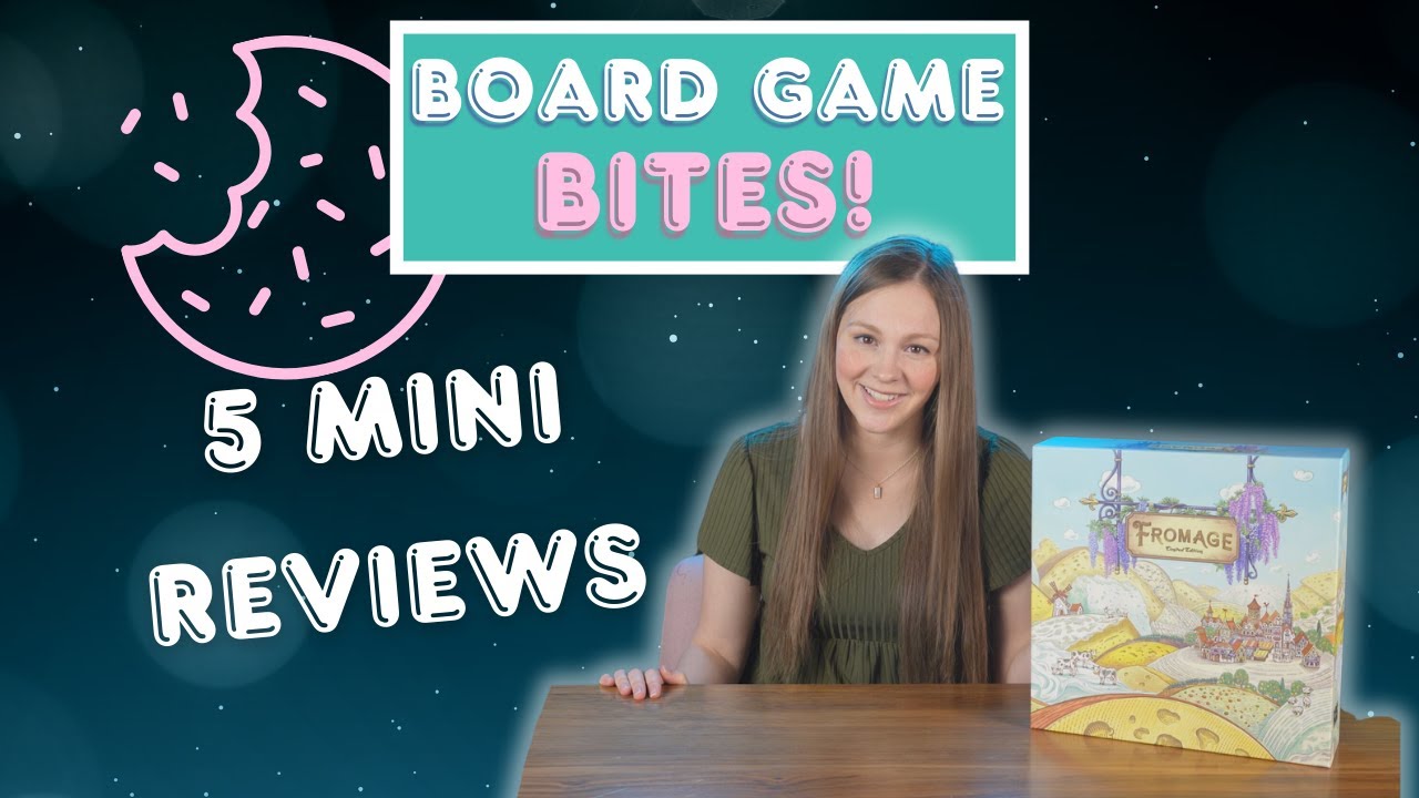 Board Game Bites #13 | 5 Mini Reviews of Board Games