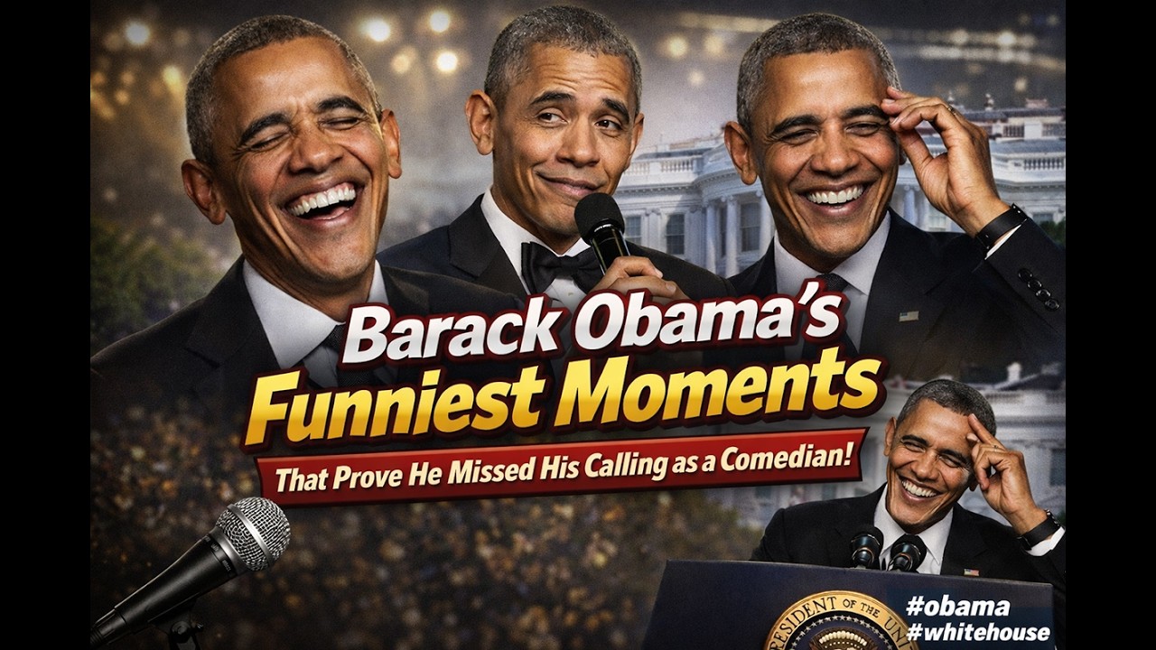 Barack Obama's Funniest Moments That Prove He Missed His Calling as a Comedian #obama #whitehouse