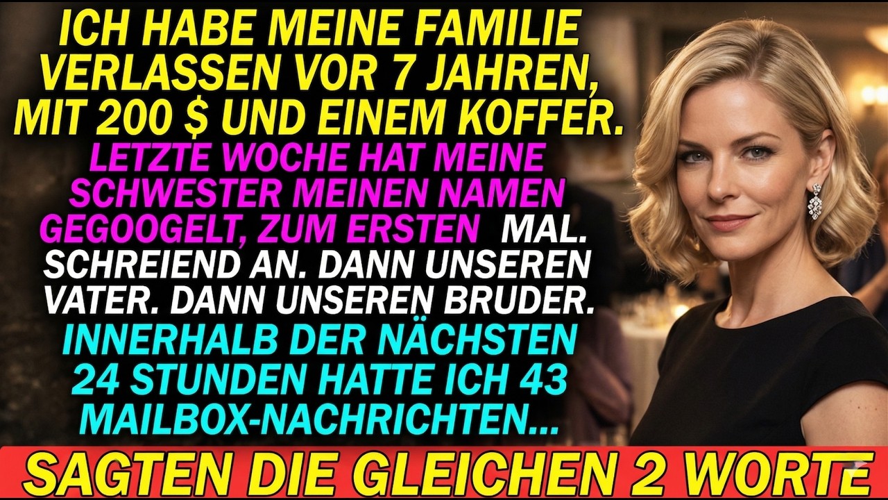 7 Jahre kein Kontakt zu meiner Familie &ndash; dann kamen in einer Nacht 43 Sprachnachrichten