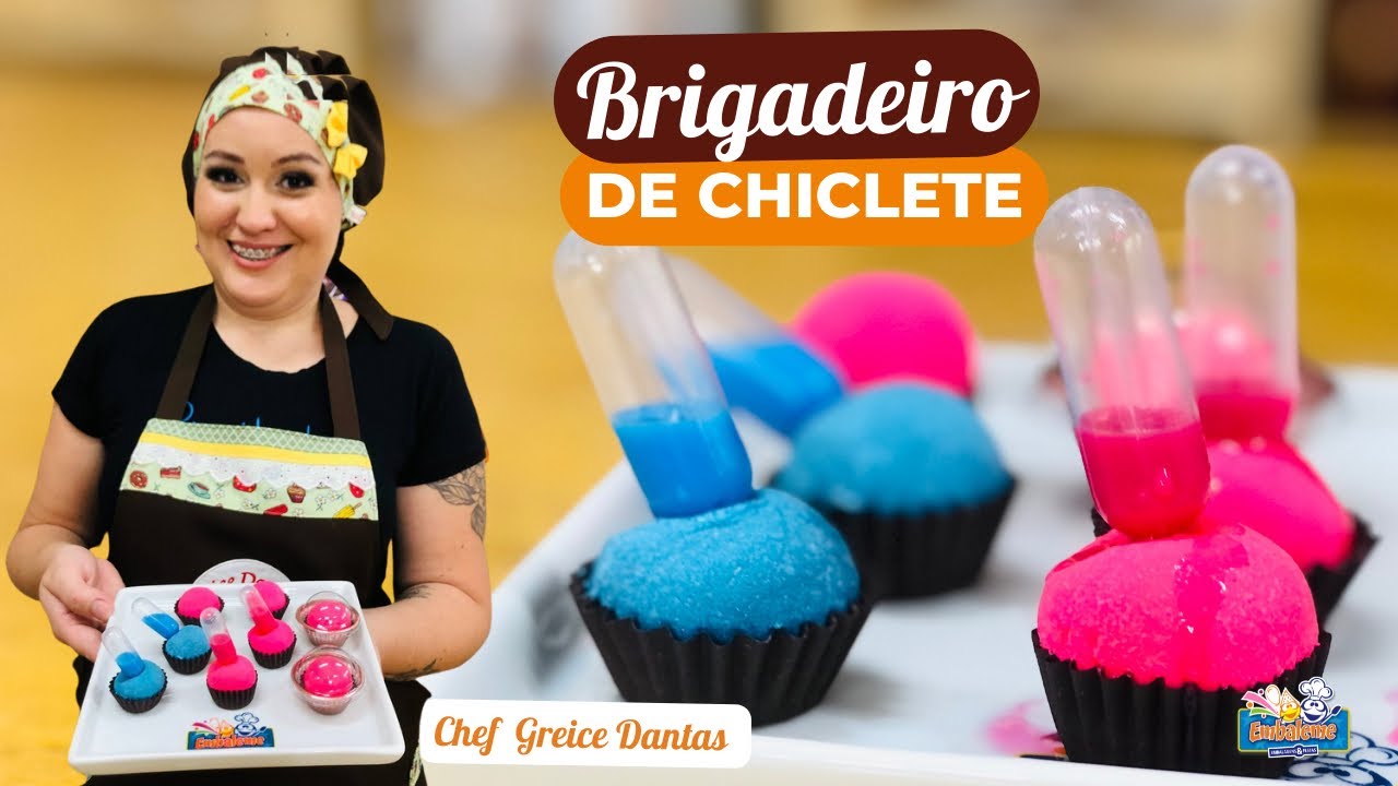 Aprenda como fazer Brigadeiro de Chiclete | Faça e venda