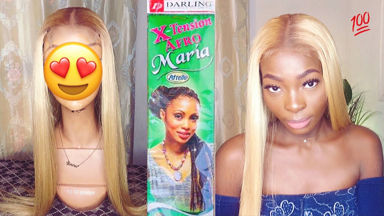 NOUVEAUTÉ: PERRUQUE BLONDE AVEC DES MÈCHES DARLING🔥
