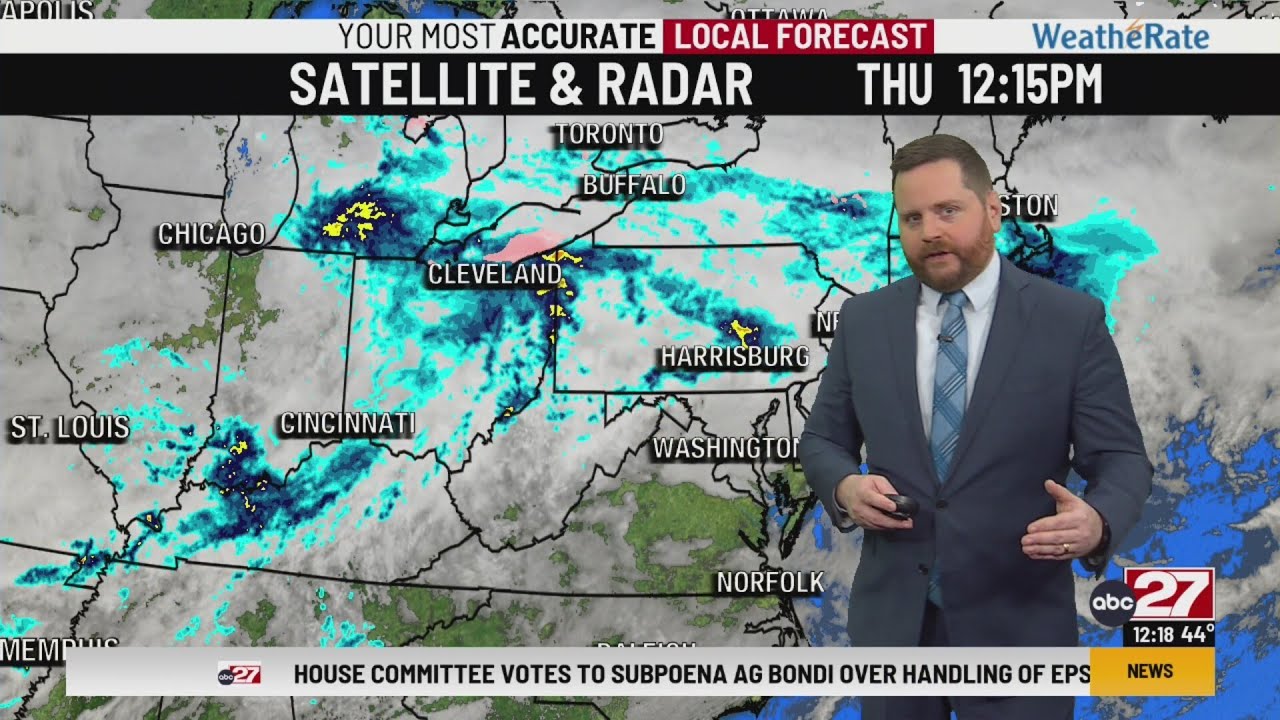 Dan's Thursday Midday Forecast