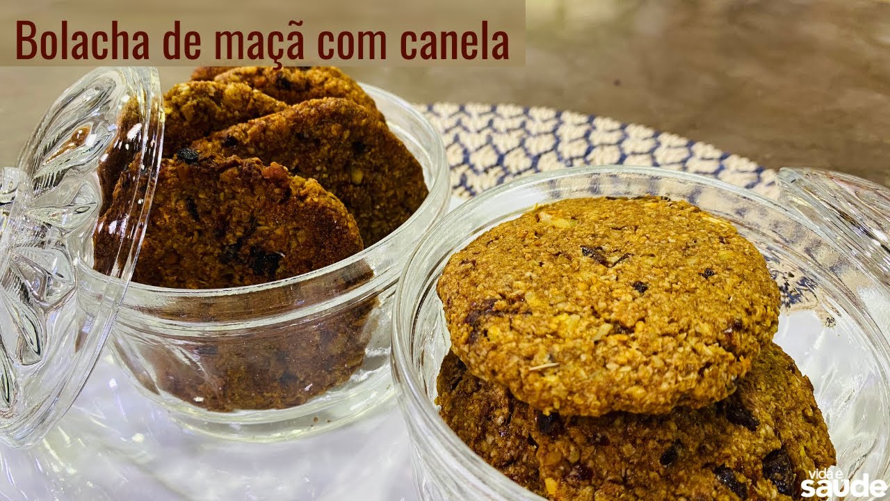 Receita: Bolacha de Maçã com Canela - Obesidade infantil - Parte 4 (03/06/21)