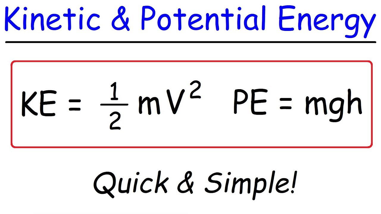 Kinetic Energy and Potential Energy