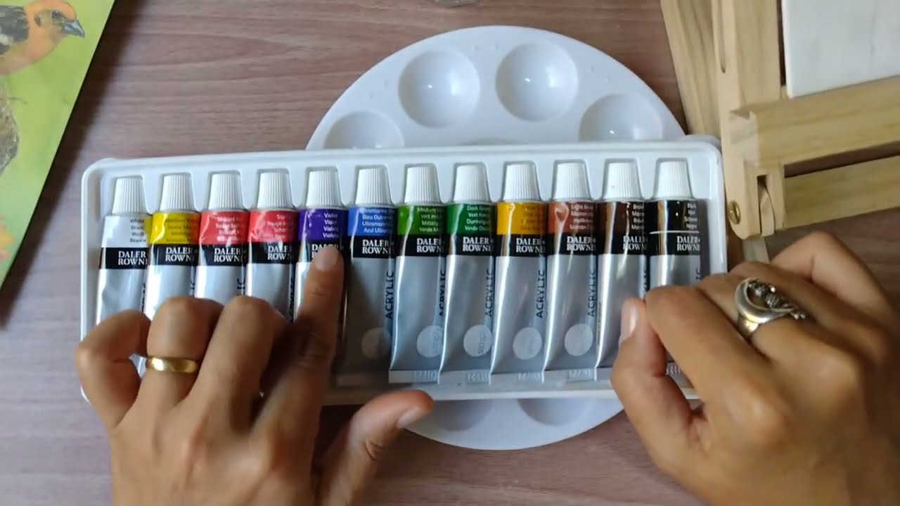 Live: pintura com tinta acrílica