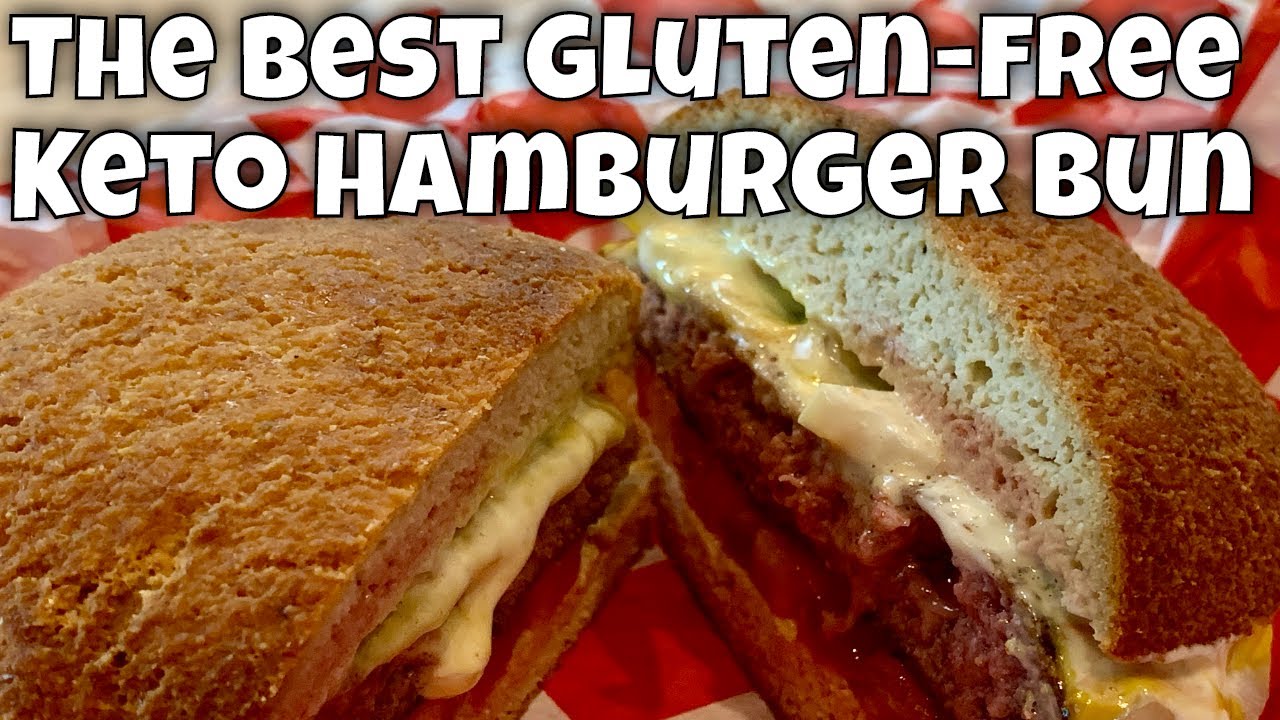 The Best Keto Hamburger Buns (Gluten Free & No Wheat Gluten!)