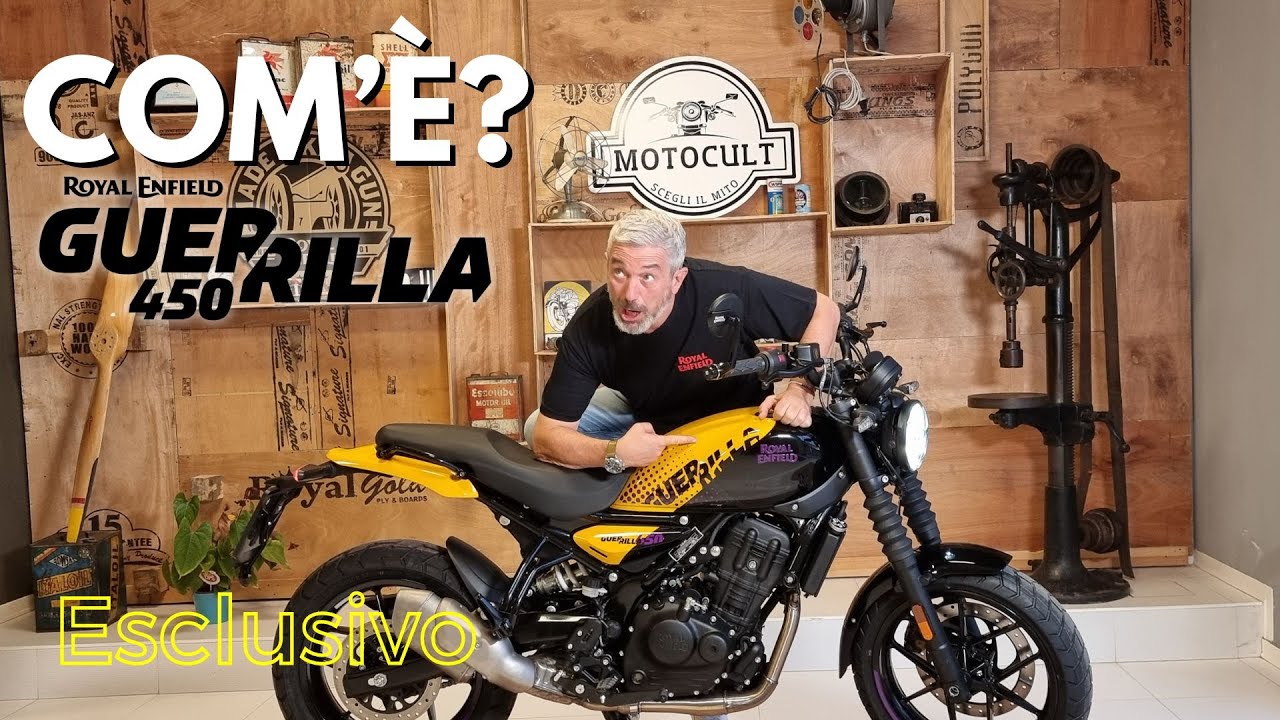ESCLUSIVO! GUERRILLA 450 by ROYAL ENFIELD: com'è fatta davvero!