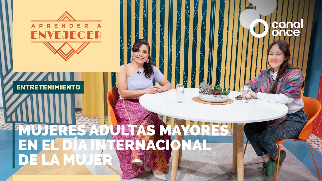 Mujeres adultas mayores en el Día Internacional de la Mujer