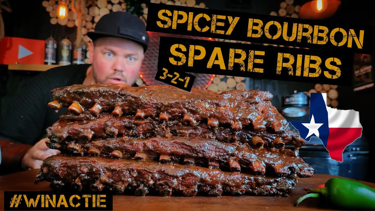 3-2-1 Spare Ribs op de keramische bbq - Baby back ribs