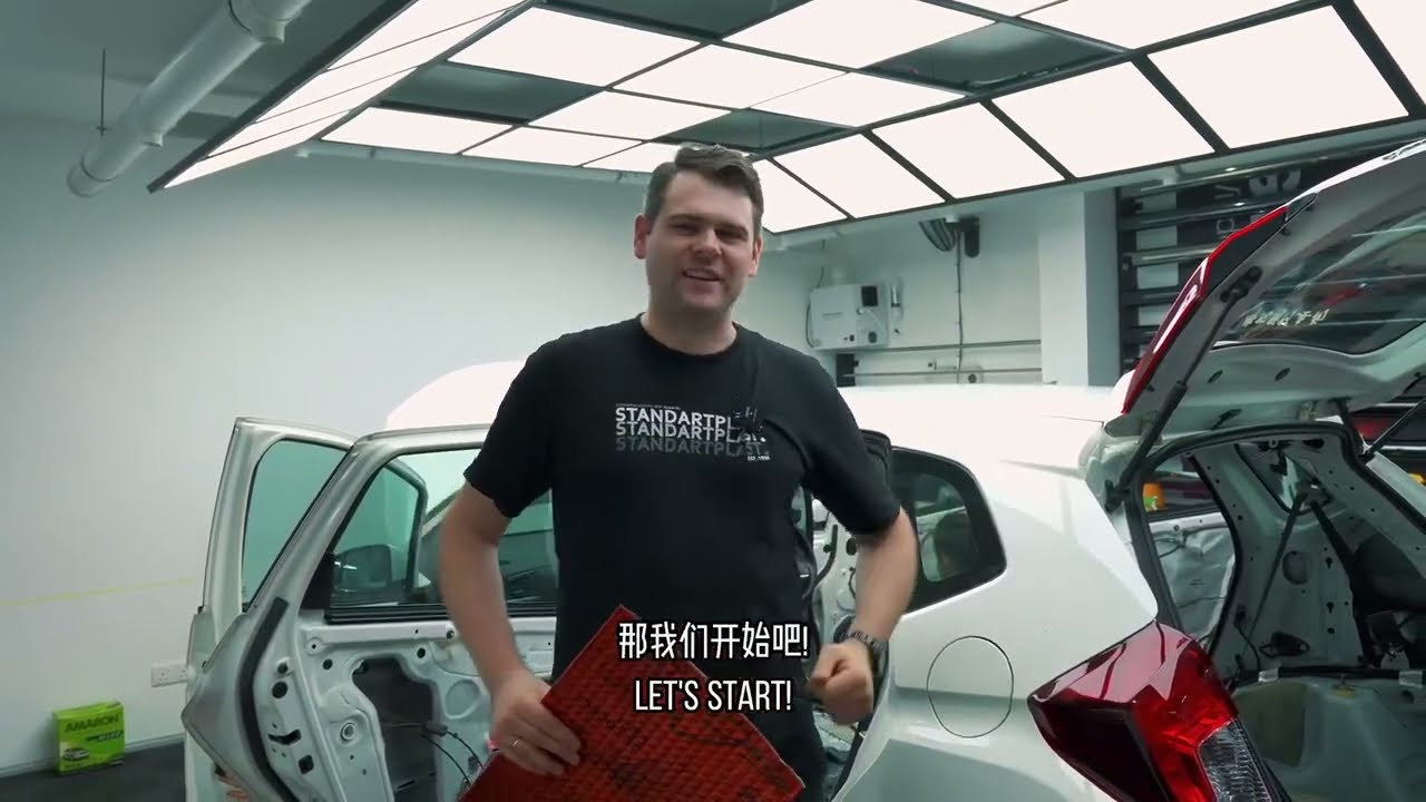 STP Standartplast Installation of STP Aerocell in Honda Jazz by Elisei Ivanov from STP Standartplast