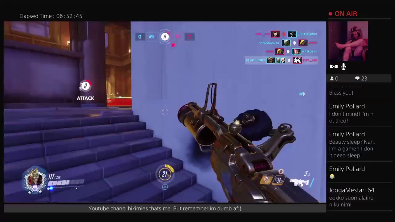 nemothegod's Live overwatch comp, season 5 bs. Evening with bad humor:)
