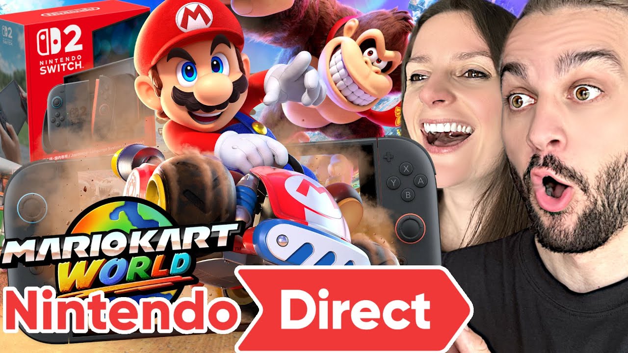 MARIO KART WORLD ! REACTION NINTENDO DIRECT NINTENDO SWITCH 2 ( Incroyable )