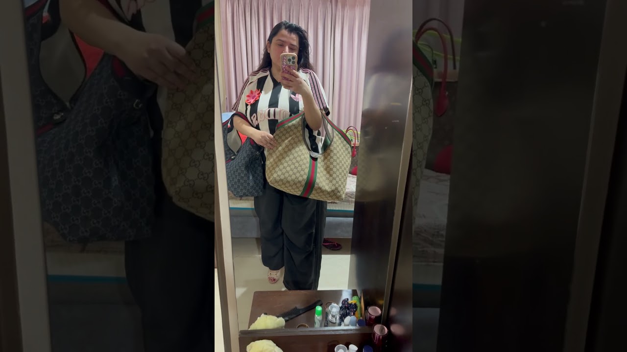Let&rsquo;s talk about the Gucci Giglio large tote #gucci#guccigiglio#bag#fashion #totebag#tara#shorts
